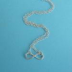 Sterling Silver Infinity Necklace, Celebrity..